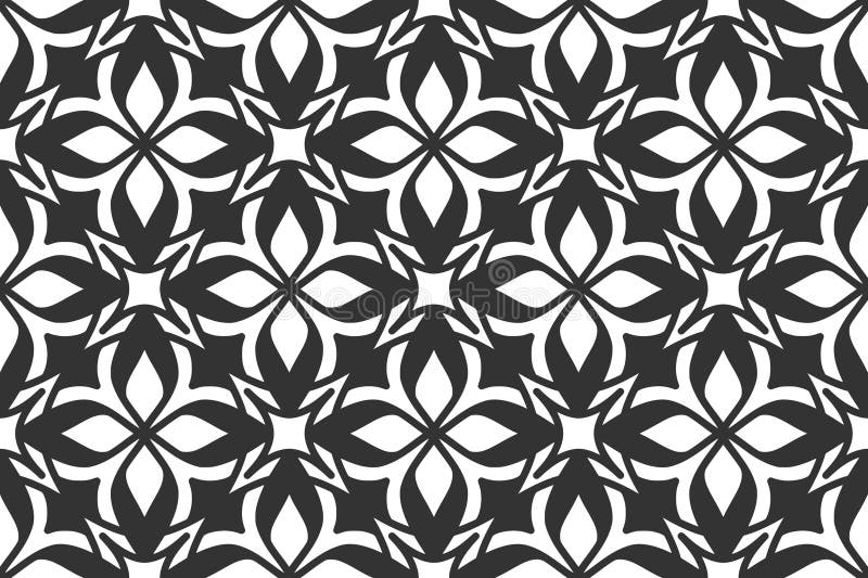 Seamless abstract geometric shape pattern royalty free illustration