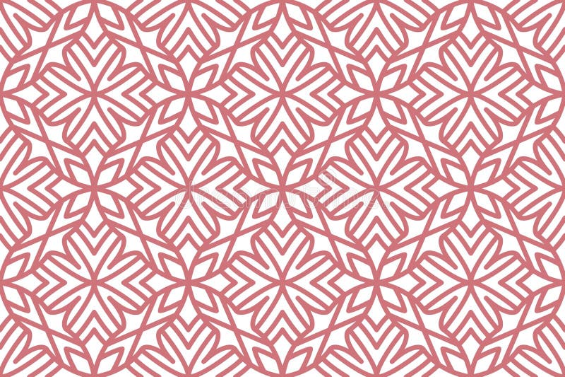 Seamless abstract geometric shape pattern vector illustration