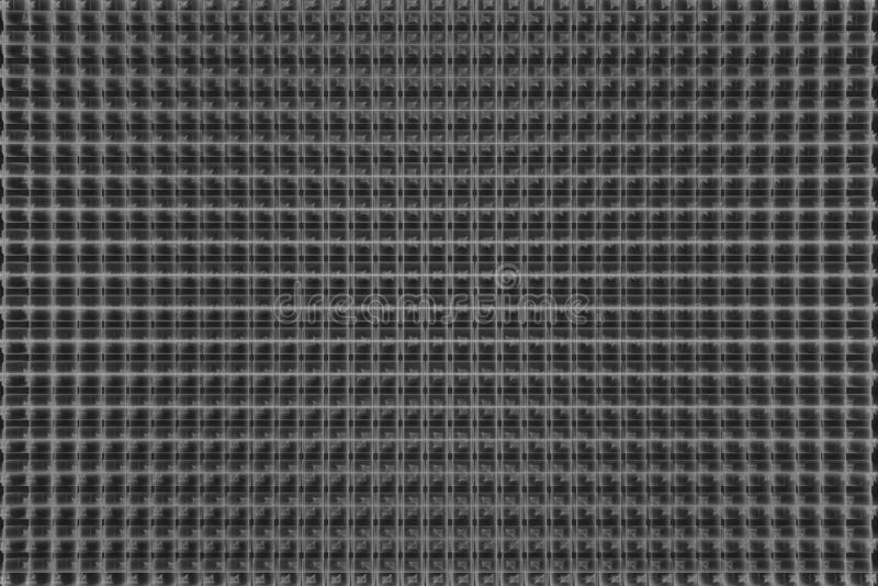 Seamless Abstract Gray and black color geometric ornament, background wallpaper with square and round pattern for web site stock illustration