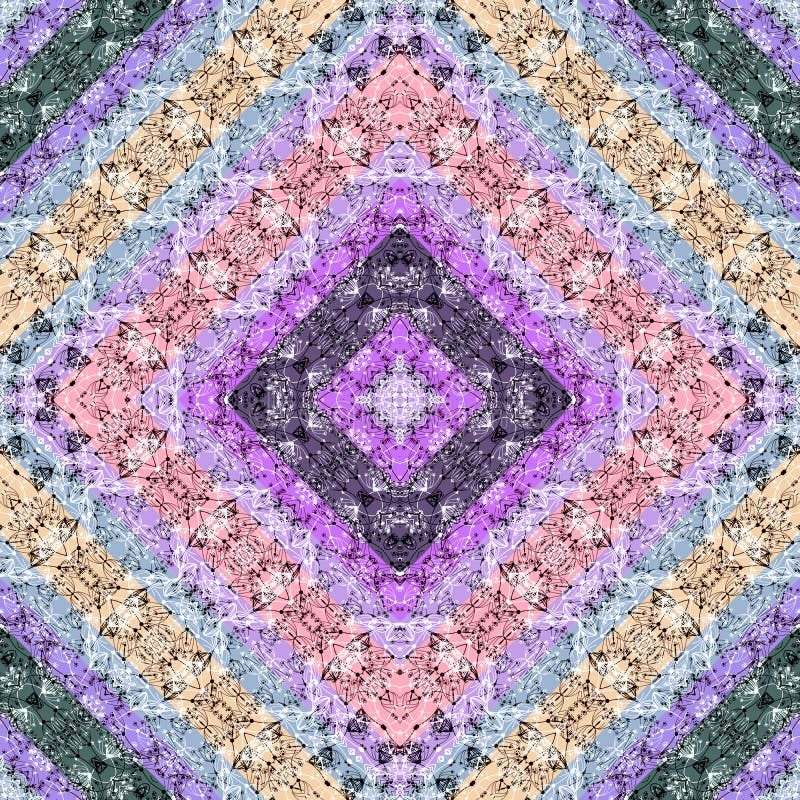 Seamless abstract ornamental decor elegant pattern vector illustration