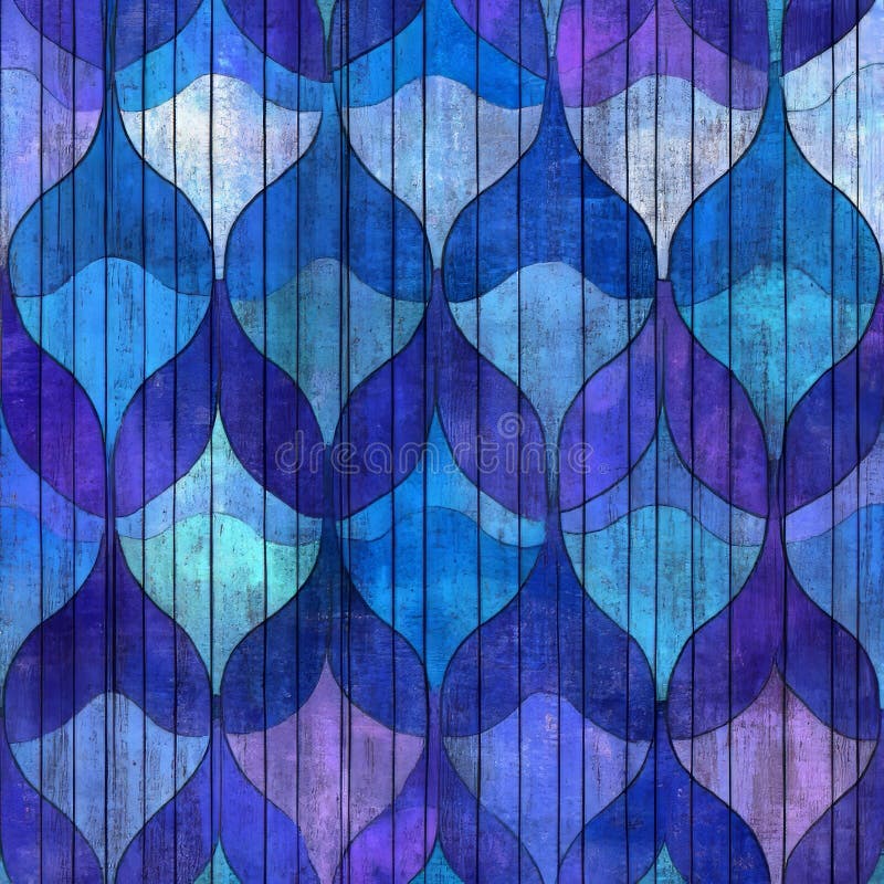 Seamless abstract ornamental watercolor paint design for fabric royalty free stock images