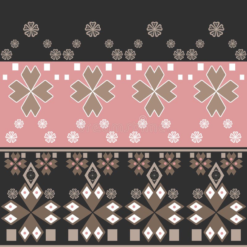 Seamless abstract pattern with geometric vector illustration