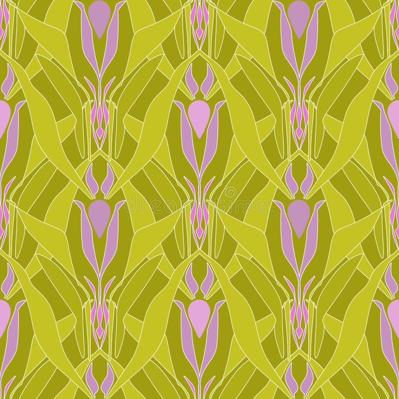 Seamless abstract pattern ornament geometric background vector illustration