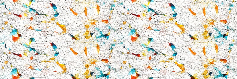 Rainbow colored digital data background with social network connection structure of information. Data technology AI generative stock photography