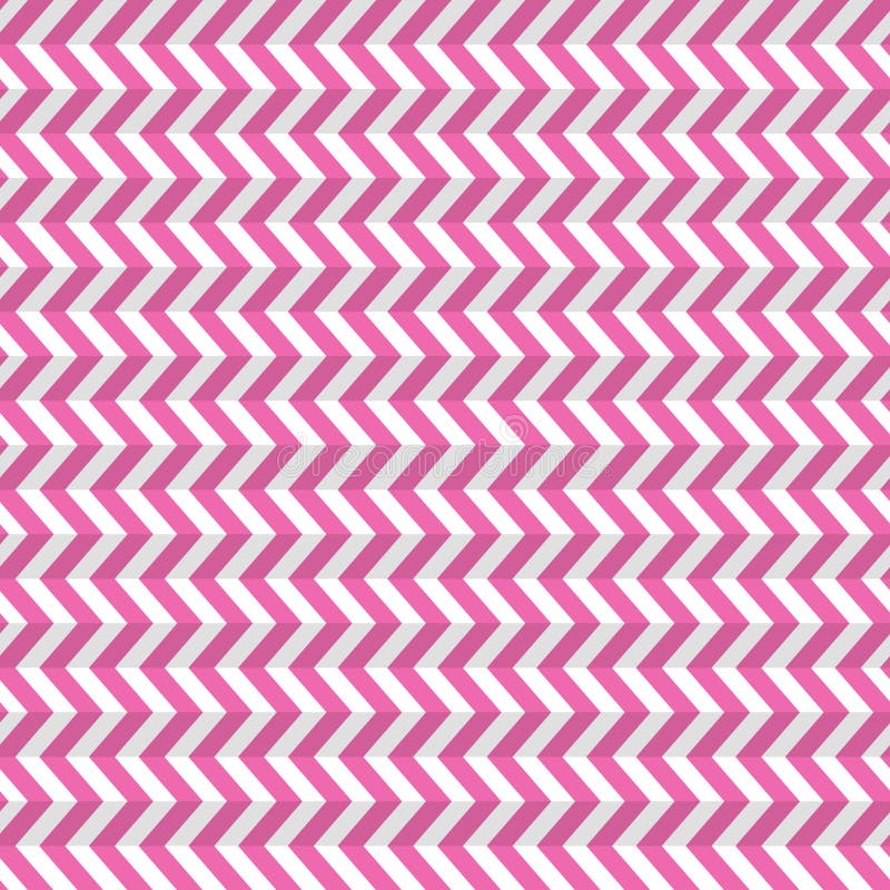 Seamless Abstract Pink Toothed Background