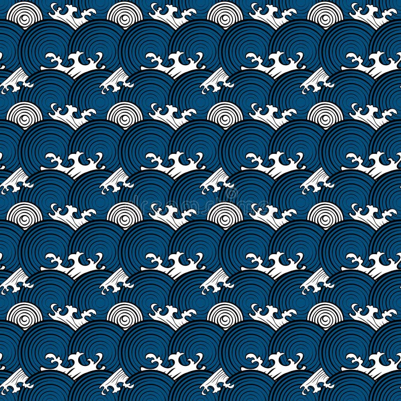 Seamless abstract retro geometric pattern. Circle elements in geometric rows. vector illustration