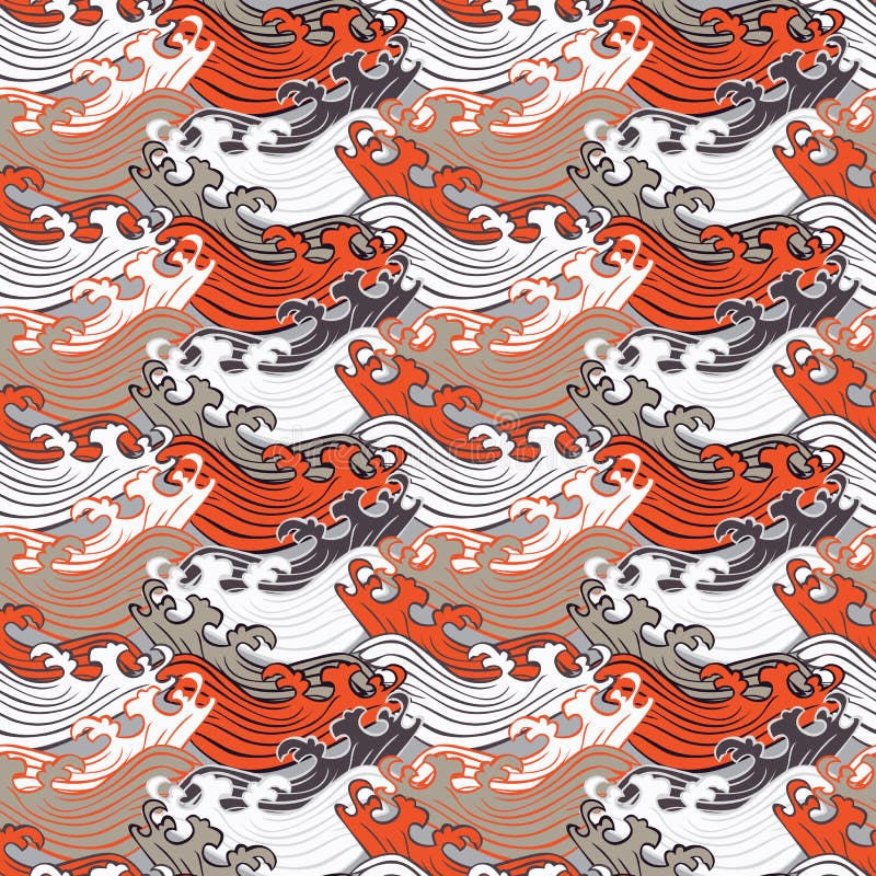 Seamless abstract retro geometric pattern. Circle elements in geometric rows. stock illustration