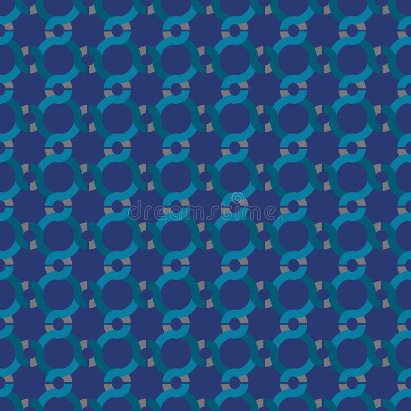Seamless abstract retro geometric pattern vector illustration