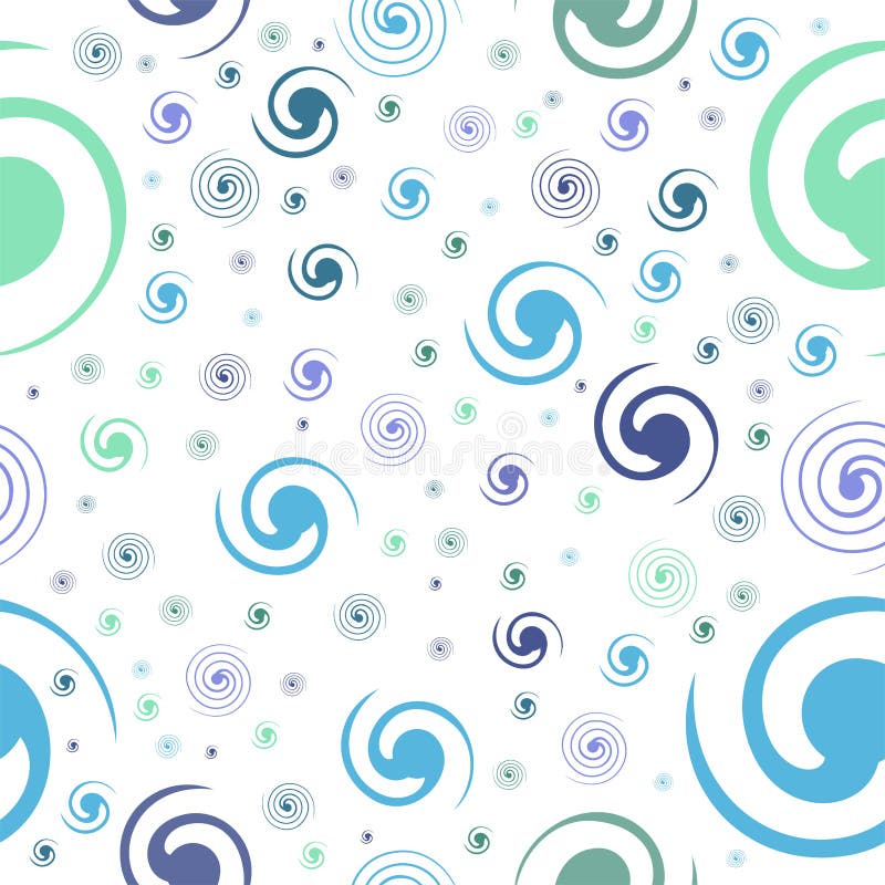 Seamless abstract swirls