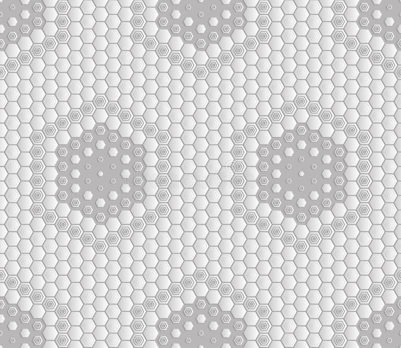 Seamless abstract tile background - hexagons.