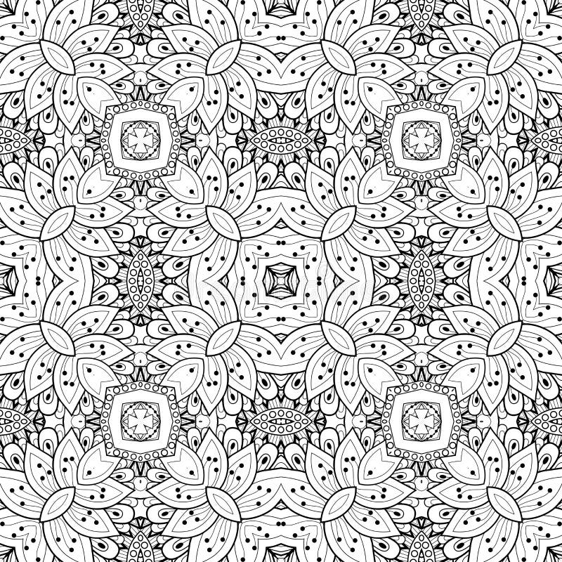 Seamless Abstract Tribal Pattern (Vector) Stock Vector - Illustration ...