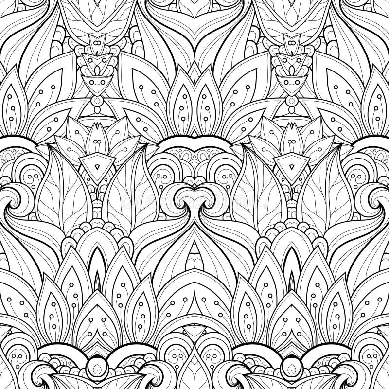 Seamless Abstract Tribal Pattern (Vector)