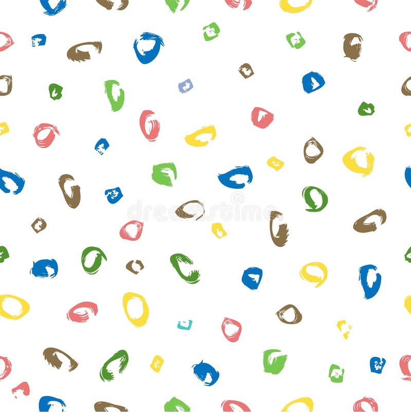 Seamless Abstract Vintage Colorful Scribble from yellow and orrange streak Big Mark Pattern for Background, Paper Wrap, Banner stock illustration