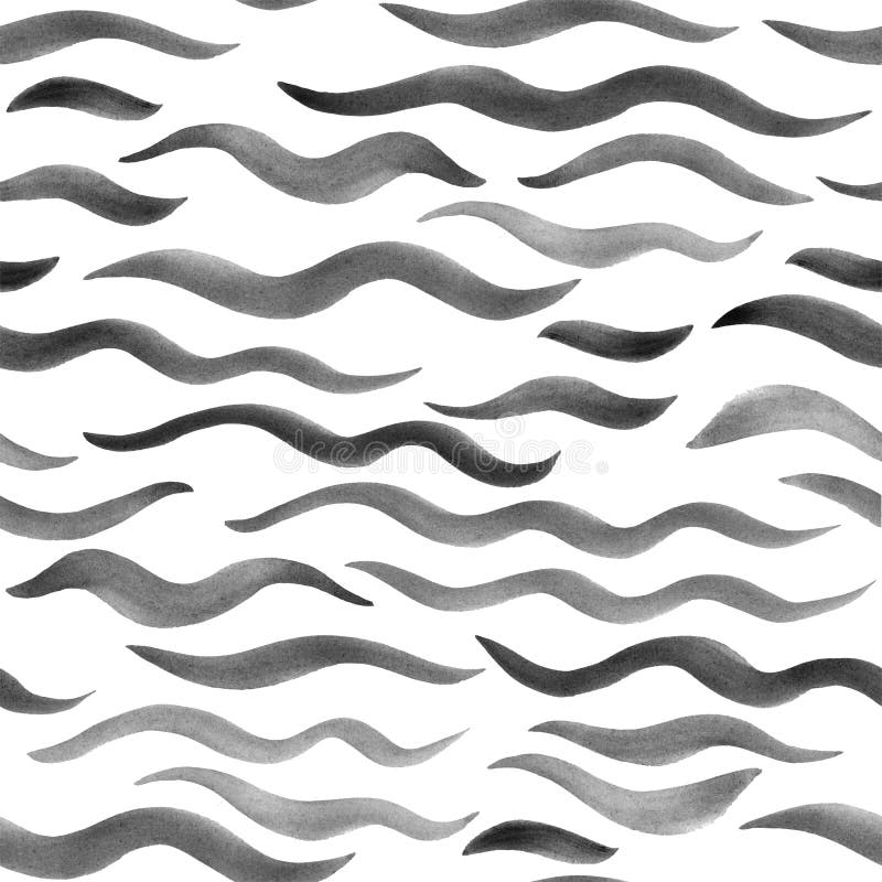 Seamless abstract wavy textured pattern royalty free illustration