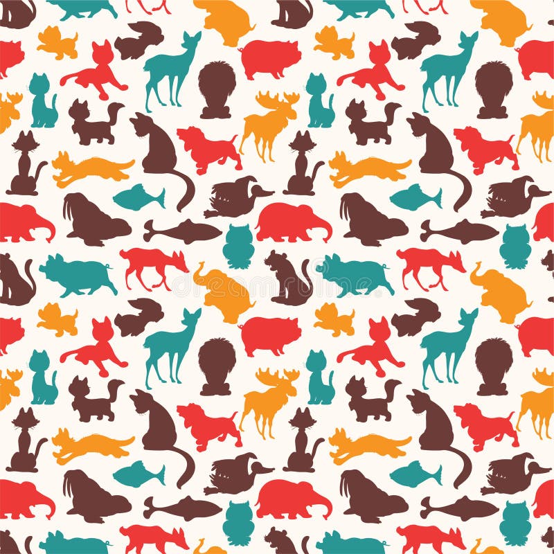 Seamless animal pattern