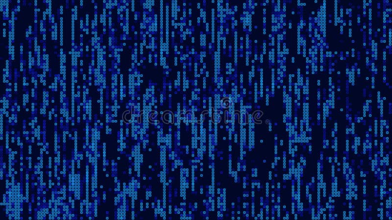 Seamless animated abstract background of blue squares. Abstract gradient background. Background for web design. Small royalty free illustration