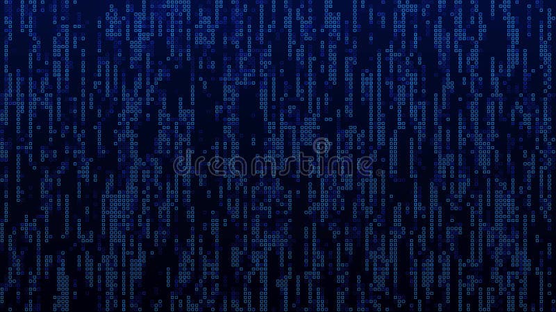 Seamless animated abstract background of blue squares. Abstract gradient background. Background for web design. Small stock illustration