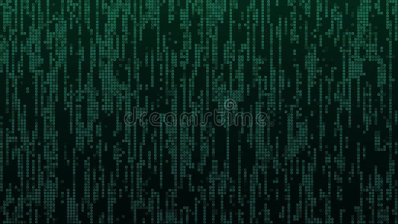 Seamless animated abstract background of green squares. Abstract gradient background. Background for web design. Small royalty free illustration