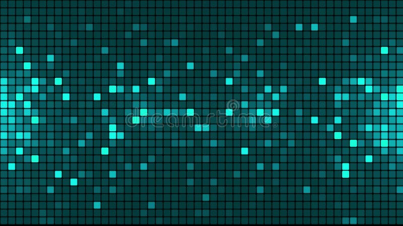 Seamless animated abstract background of turquoise squares. Abstract gradient background. Background for web design royalty free illustration