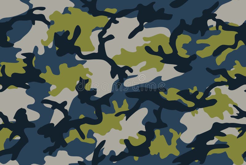 Seamless Army Camouflage, Colored Military Background Ready for Textile  Prints. Stock Illustration - Illustration of design, force: 230079681