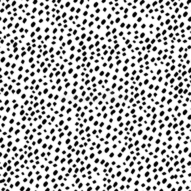 Seamless Art Pattern. Ink Dotted. Stock Vector - Illustration of ...