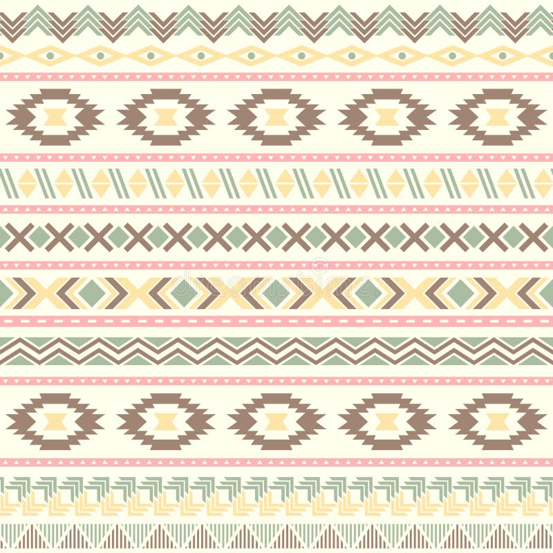 Aztec pattern. stock vector. Illustration of background - 36117636