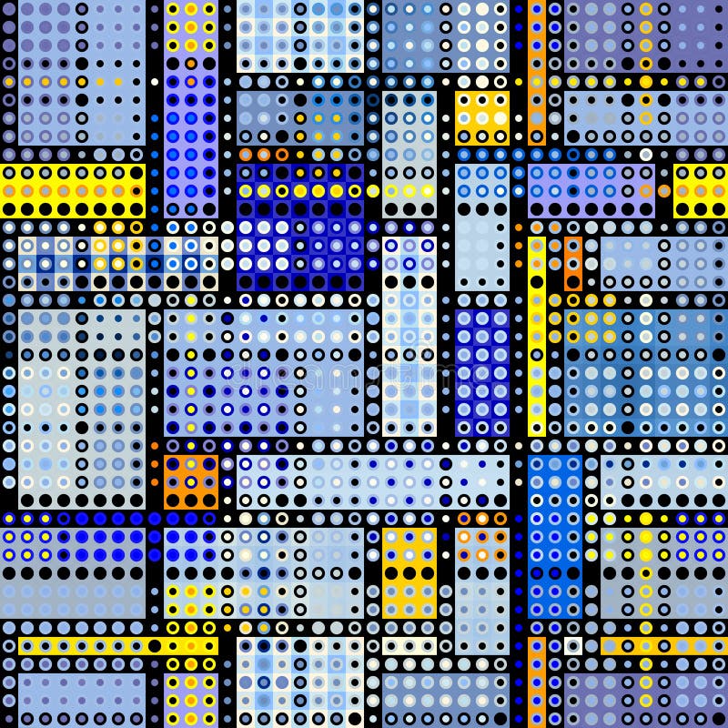 Geometric abstract pattern. royalty free illustration