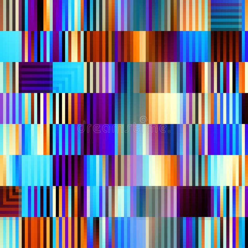 Seamless background. Geometric abstract brick vector pattern. stock illustration