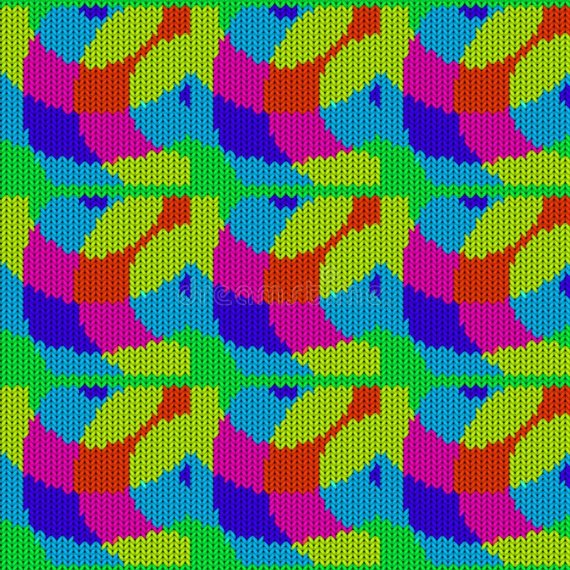 Seamless background with a knitted texture, imitation of wool. A stock illustration