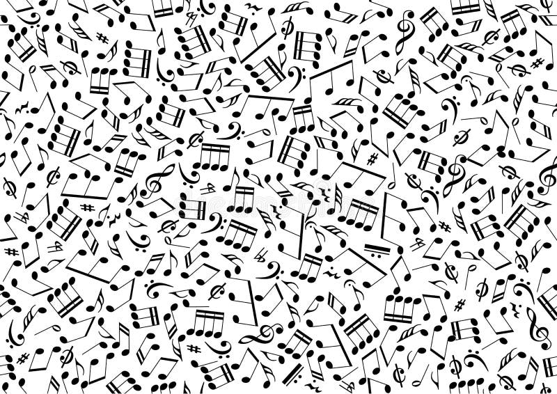 Music notes stock vector. Illustration of music, graphic - 21445280 Rainbow Piano Backgrounds