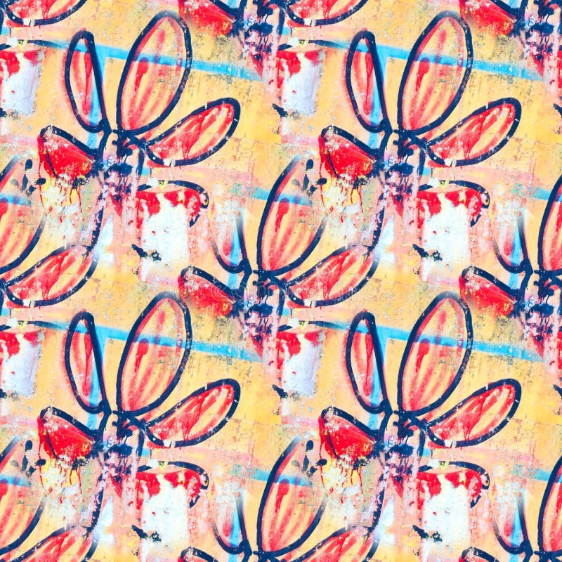 Seamless background pattern. Grunge wall pattern with the image of foliage that looks like marijuana or cannabis vector illustration Seamless background pattern. Grunge wall pattern with the image of foliage that looks like marijuana or cannabis vector illustration