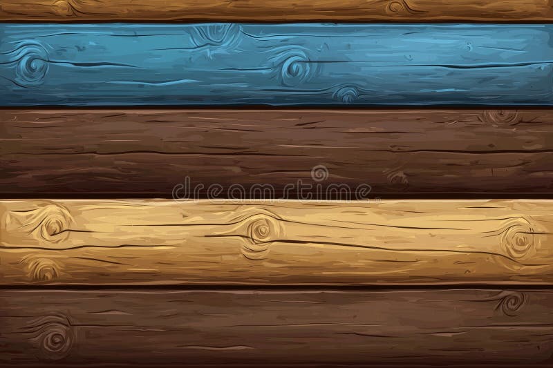Seamless background texture of a rustic reclaimed wood plank pattern. royalty free stock image