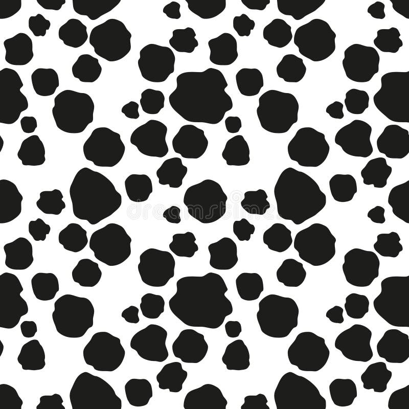 Seamless Black Spots Background Stock Vector Illustration Of Simple