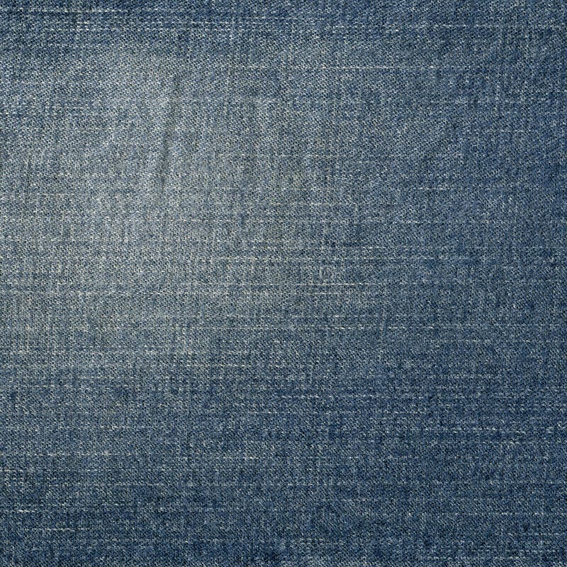 Seamless Blue Denim Cotton Jeans Fabric Texture Background Stock Photo