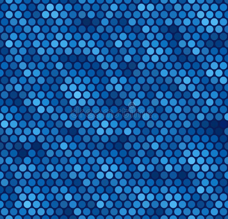 Seamless Blue Dot Pattern