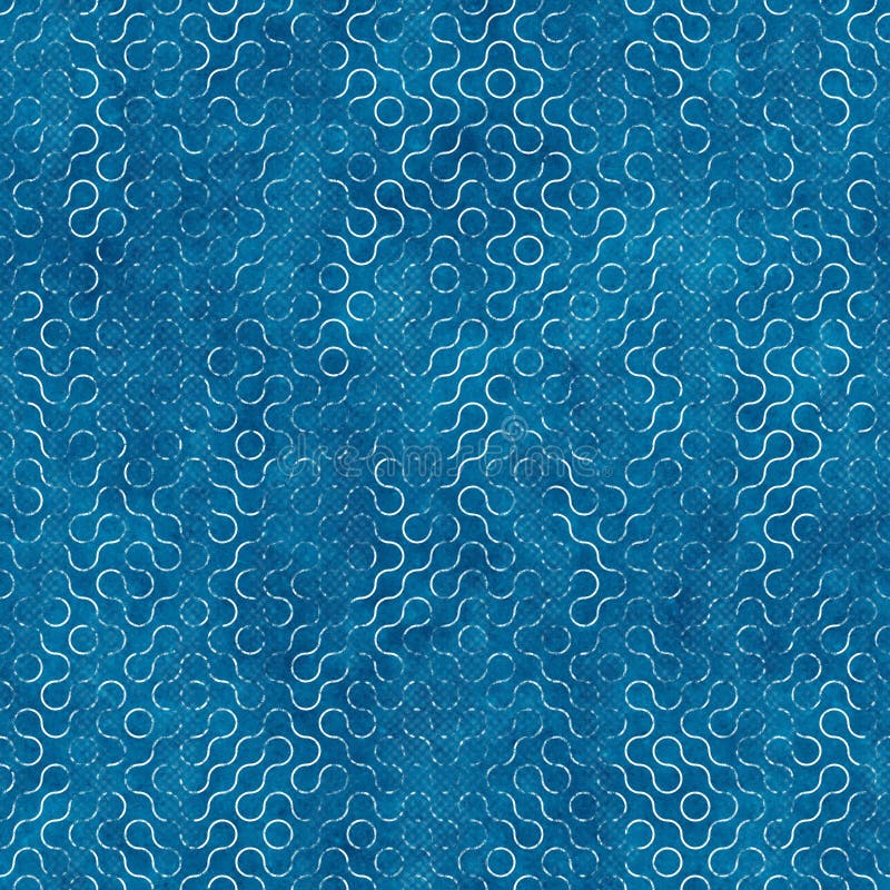 Seamless blue ink pen crosshatch blueprint pattern royalty free stock photo