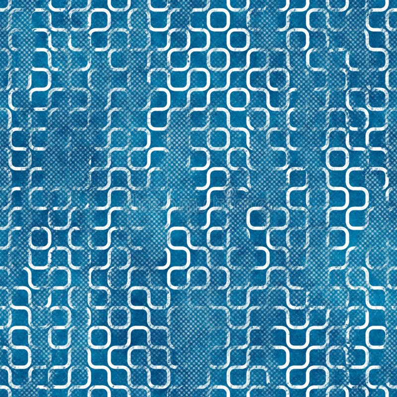 Seamless blue ink pen crosshatch blueprint pattern royalty free stock image
