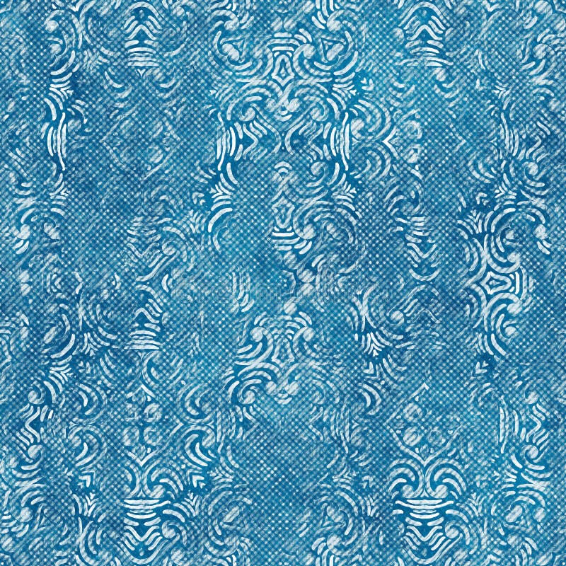 Seamless blue ink pen crosshatch blueprint pattern royalty free stock photo