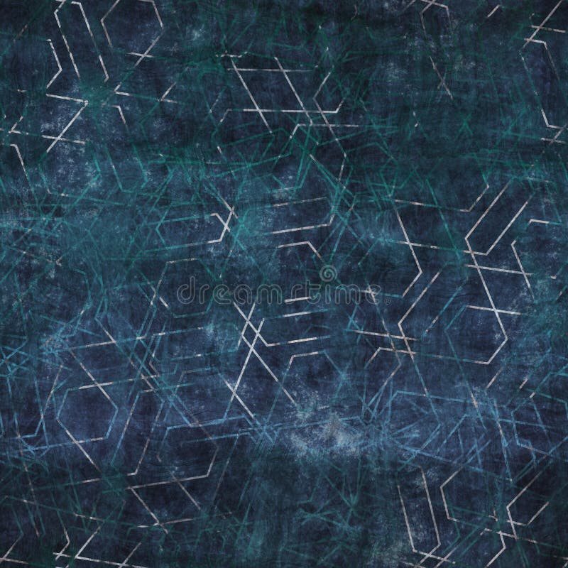 Seamless blue texture grungy repeat pattern swatch royalty free illustration