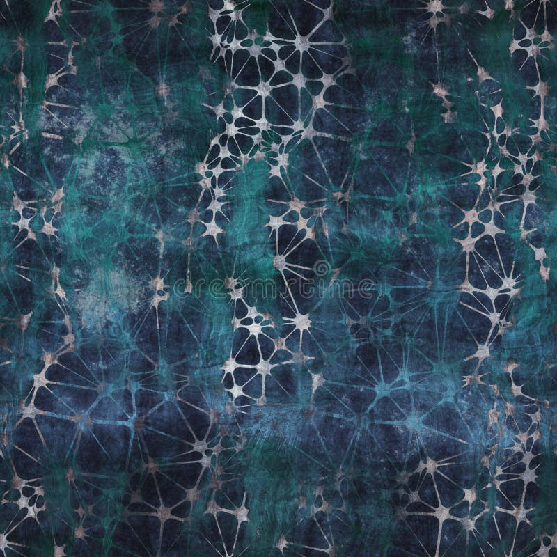 Seamless blue texture grungy repeat pattern swatch royalty free illustration