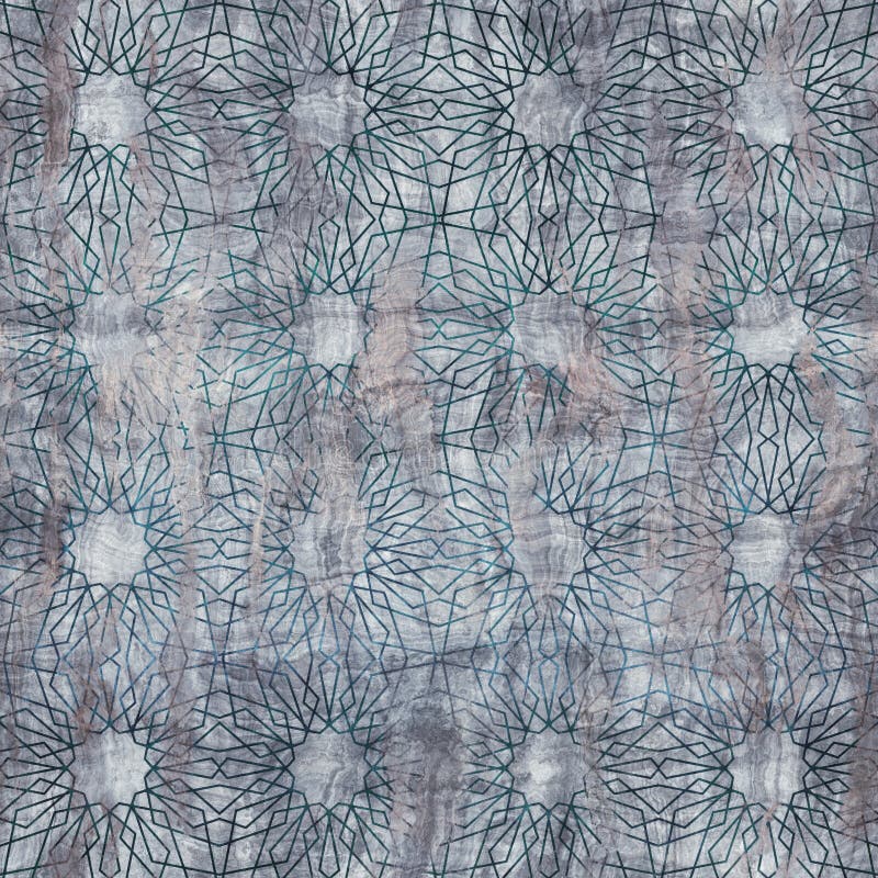 Seamless blue texture grungy repeat pattern swatch royalty free illustration