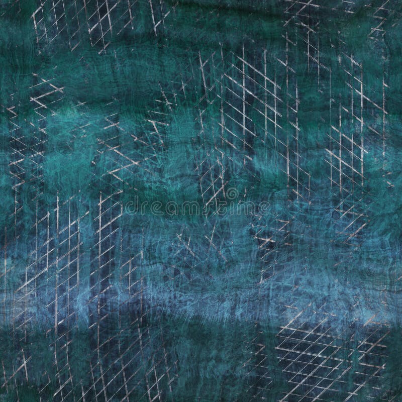 Seamless blue texture grungy repeat pattern swatch stock illustration