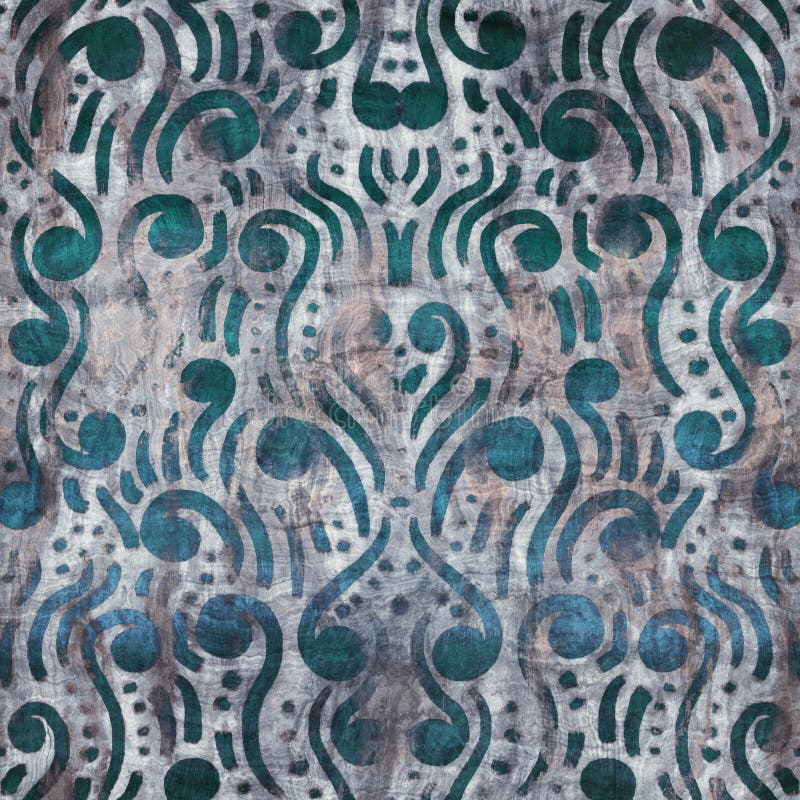 Seamless blue texture grungy repeat pattern swatch royalty free illustration