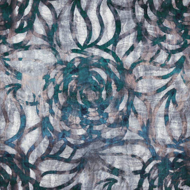 Seamless blue texture grungy repeat pattern swatch royalty free illustration