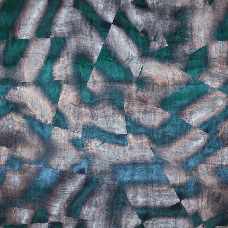 Seamless blue texture grungy repeat pattern swatch stock illustration