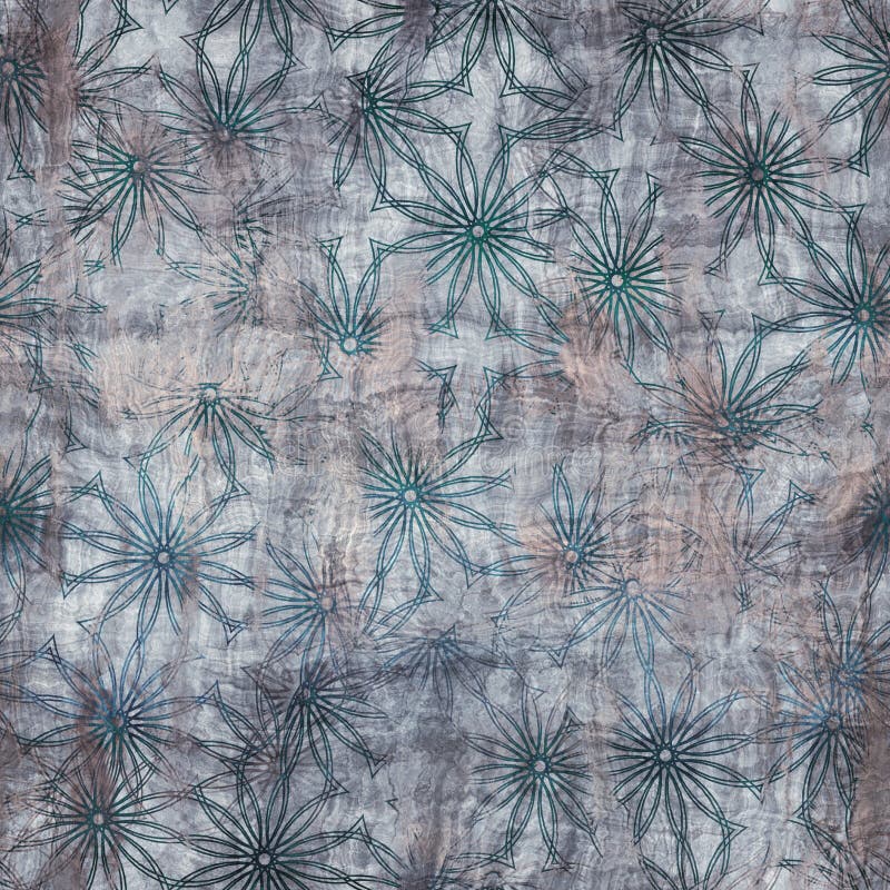 Seamless blue texture grungy repeat pattern swatch royalty free illustration