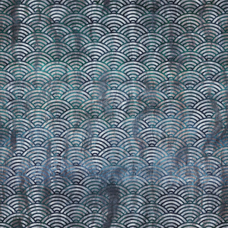 Seamless blue texture grungy repeat pattern swatch royalty free illustration