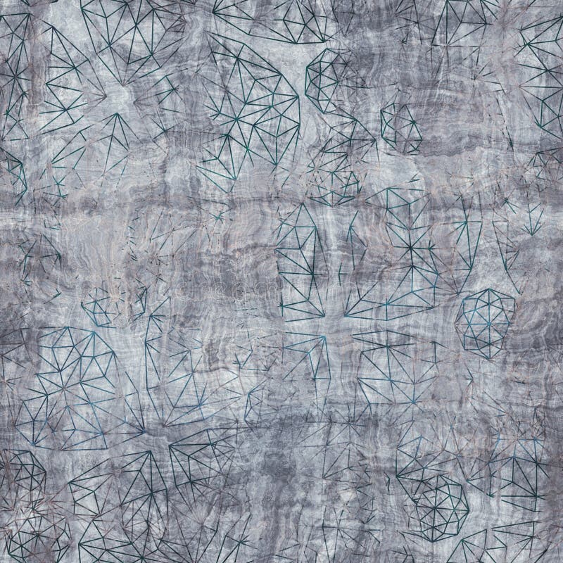 Seamless blue texture grungy repeat pattern swatch stock illustration