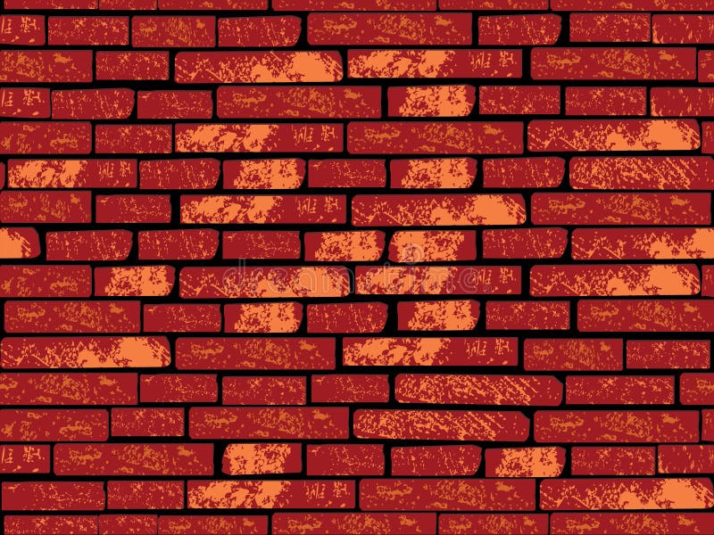 Seamless brick wall