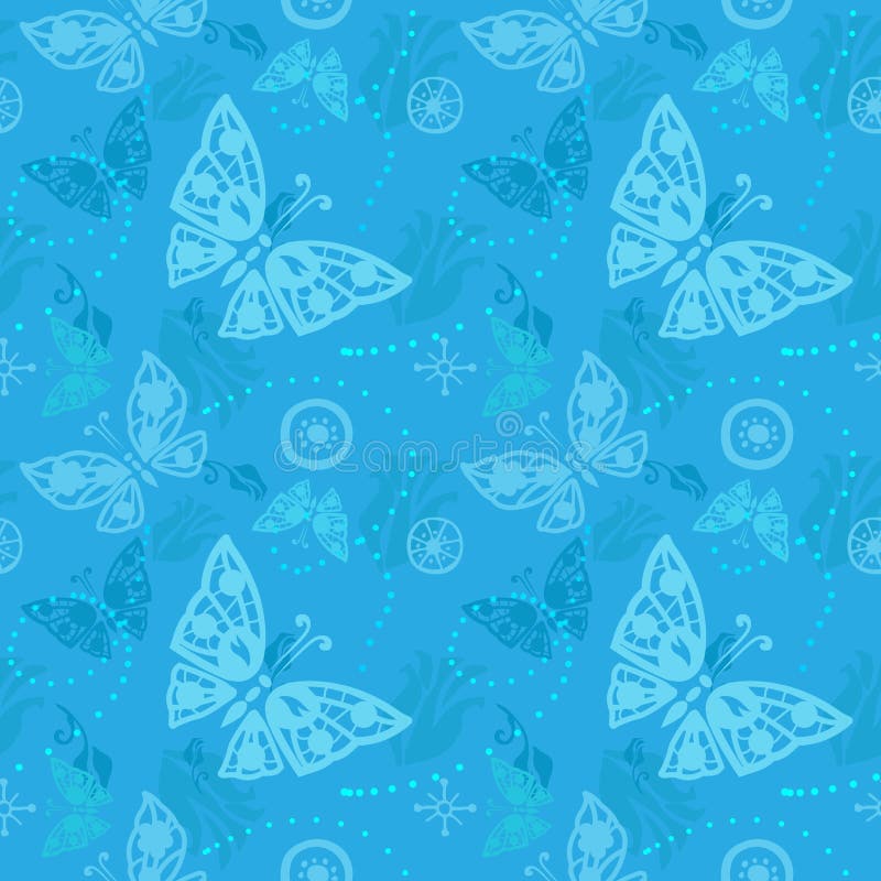 Seamless butterfly pattern